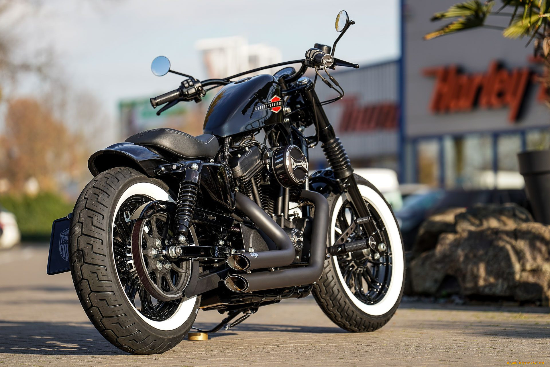 , , harley-davidson, , , , thunderbike, customs